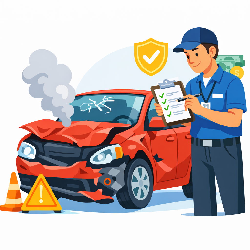 vehicle is damage